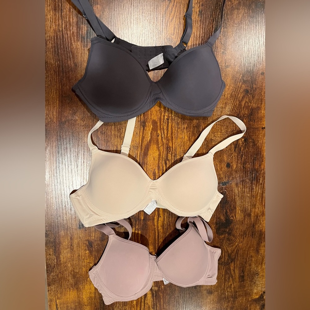 Set of 3 Padded & Underwired Bras